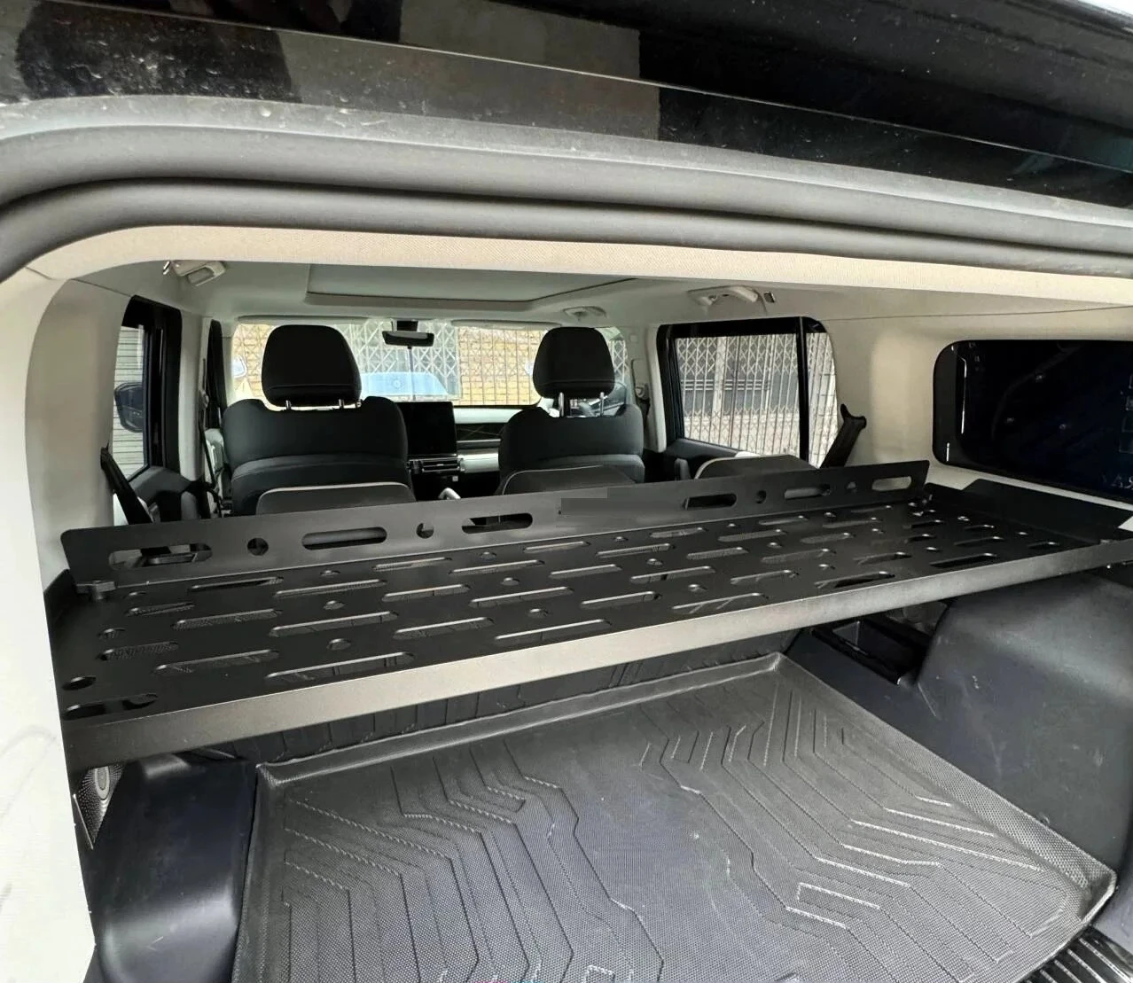 For Maika Luxury Car Interior Accessories for Chery Icar 03 Aluminum Alloy Luggage Box Multi-functional Shelf Trunk Storage Rack