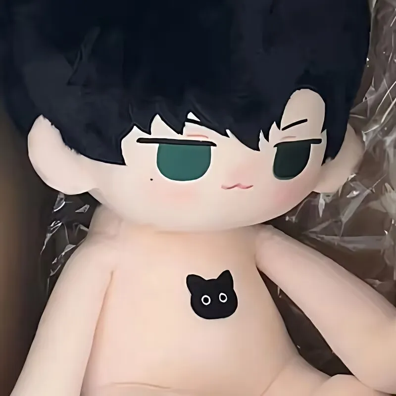 "حب الضوء والليل" "Xiao Yi" 40 سنتيمتر يجلس القطن دمية لعبة المحيطية مروحة الشكل ، تقديم كهدية للأصدقاء دمية عارية