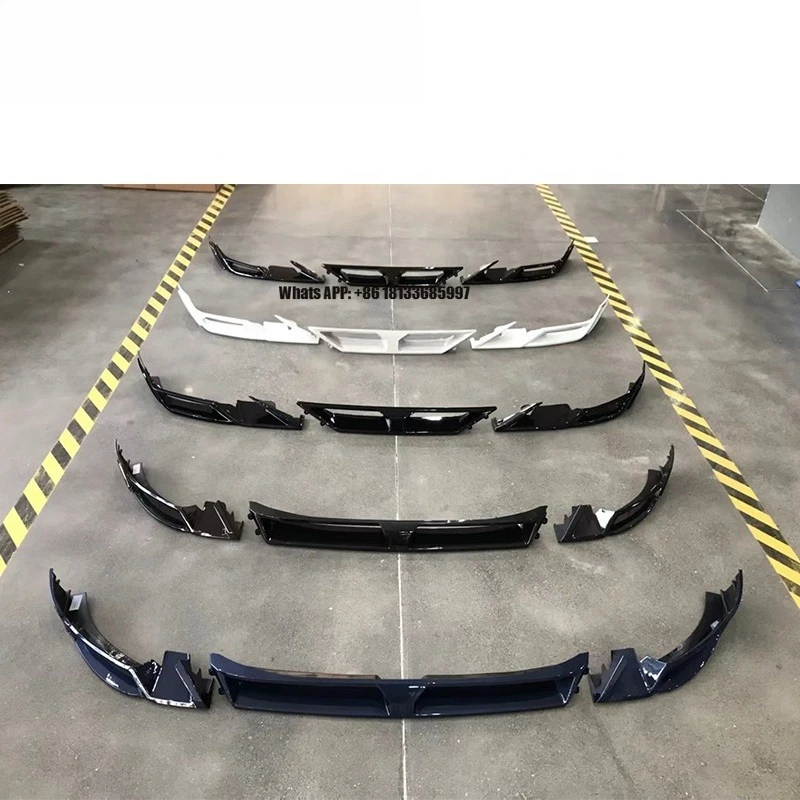 

X3 G01X4 G02 X5 G05 X6 G06 X7 G07 Competition Style pp Material Car Front Lip Front Chin Anterior Lip 2018year~