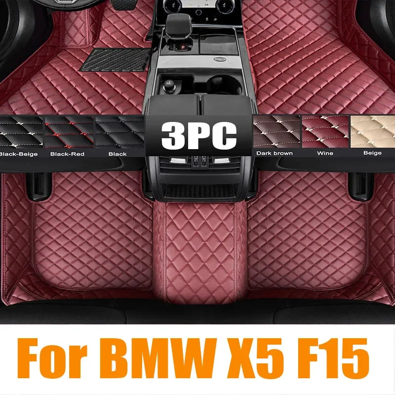 

For BMW X5 F15 X5 G05 2013-2023 Auto Car Floor Mats All-Weather TPE Foot Mats Odorless Pad Waterproof Tray Mat Accessories 0601