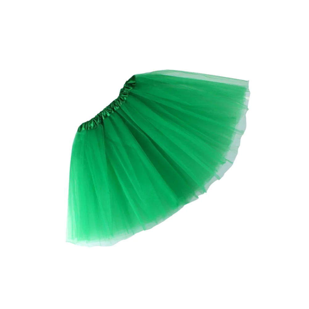 Summer Tulle Skirt Kids Outfits Mesh Skirt St Patricks Day Tutu Short Summer Dress Vintage Green Party Skirt Womens Tutu Costume