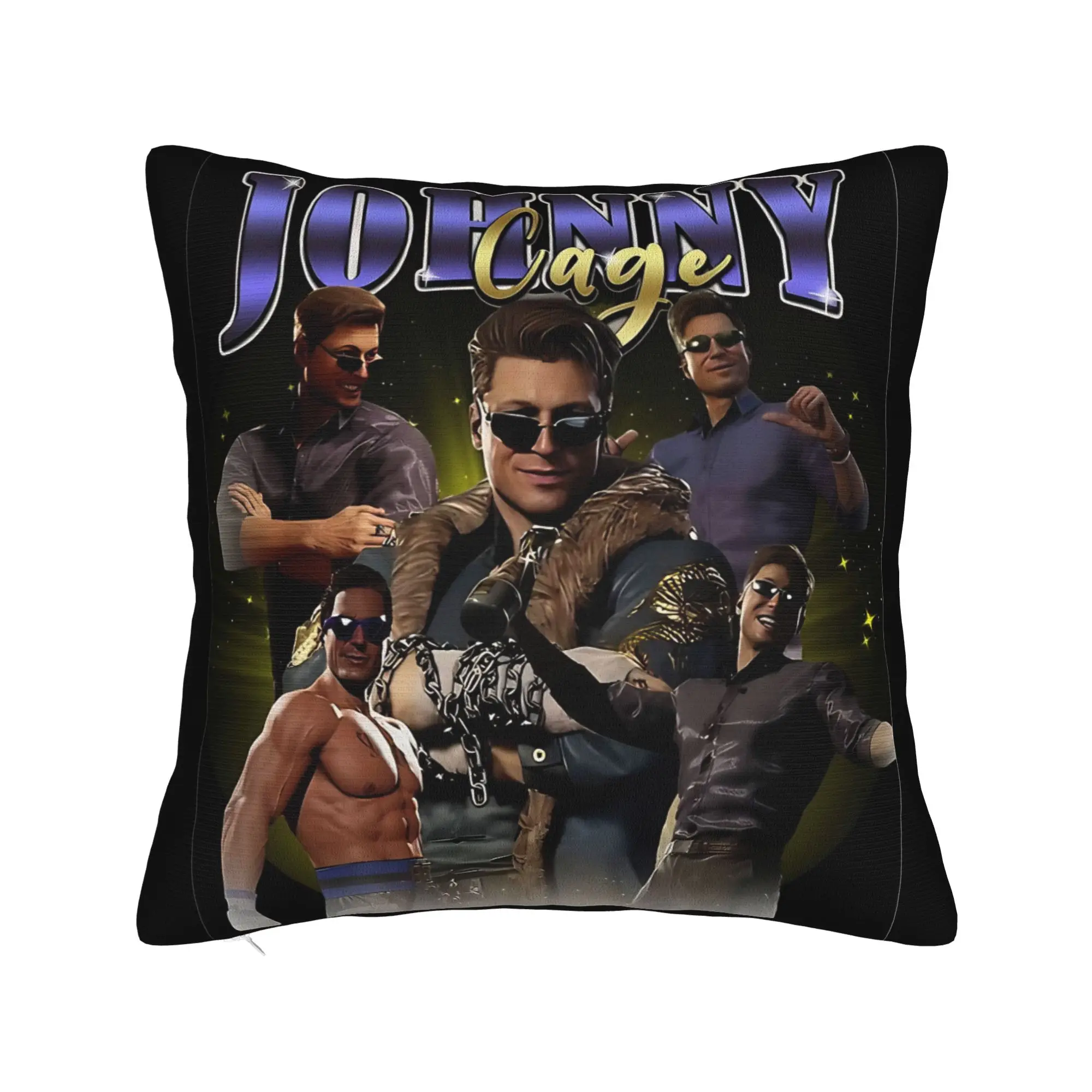 Pillow Case Johnny Cage Mortal Kombat Comfy  Pillow Cover For Sofa Car Home Decor Morden Pillowcases
