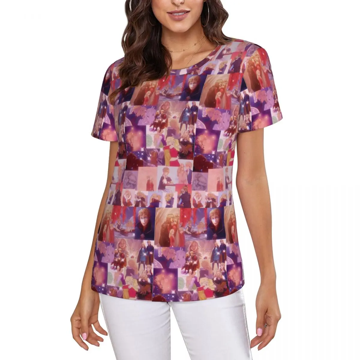 El guardián de las ciudades perdidas Edit! Camiseta de manga corta para mujer, camisetas con cuello redondo, ropa de algodón, camisetas de verano, ropa de calle