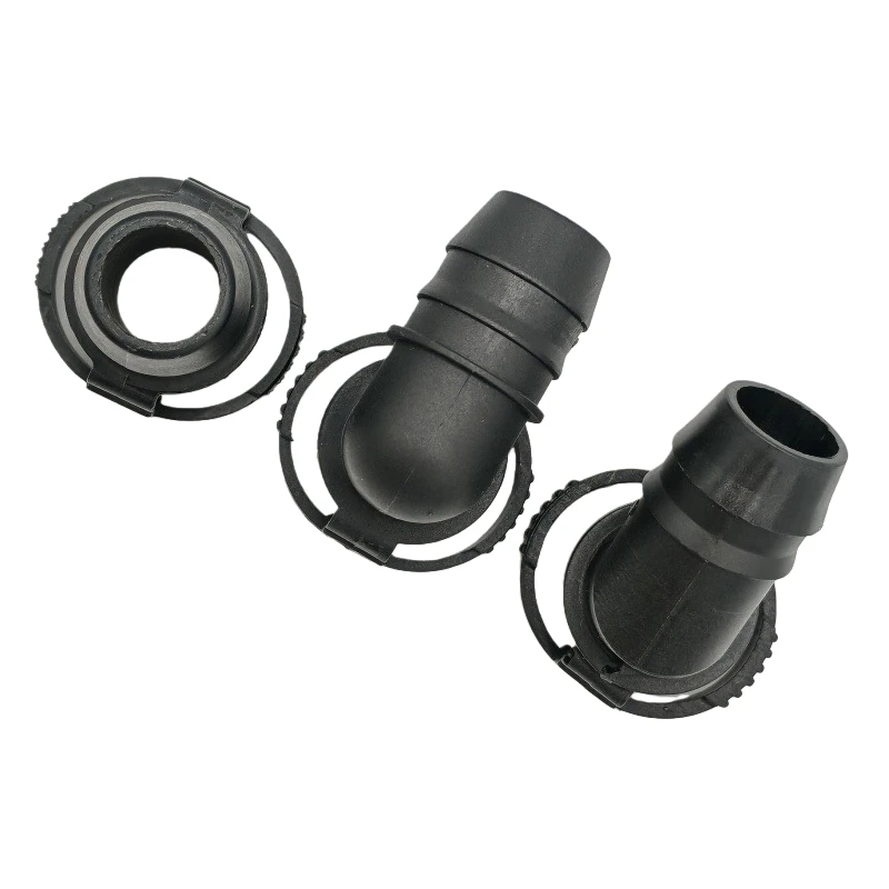 18mm exhaust pipe joint universal plastic quick connector plastic fittings female connector 180 90 degree for ea888 1pc