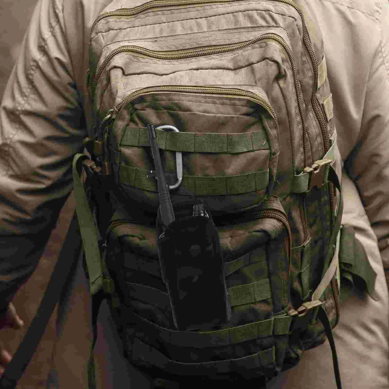 กระเป๋า Walkie สําหรับอุปกรณ์เสริม Intercorn กลางแจ้ง Interphone แบบพกพา Camping เอวไนลอนอุปกรณ์เสริมผู้ถือโทรศัพท์มือถือ