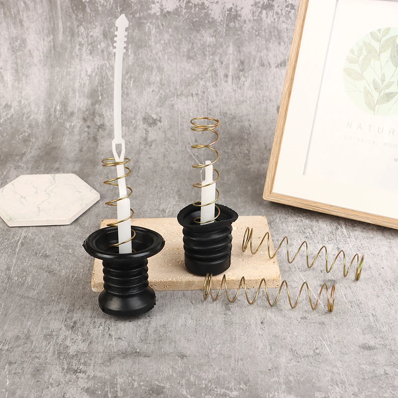 1PC Washing Machine Rubber Drain Valve Core Sealing Ring Water Blocking Cup with Lever Spring Cap for Home Appliance Repair