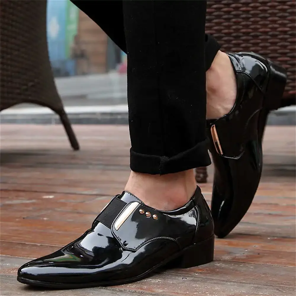 43-44 Playform Elegant Man Ceremony Dress Black Sneakers Man Groom Shoes Sport Luxury Brand Play Sapato Celebrity Trnis