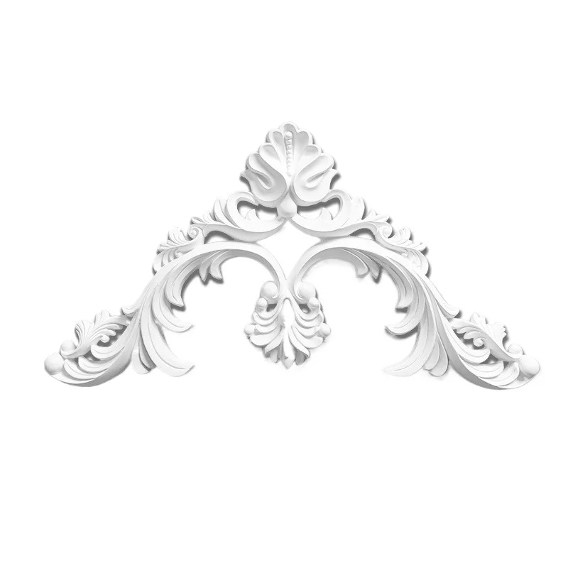 PU Ceiling Molding Corners Murals Trim Flower Background Wall Molding Kit Decorative Panels for Wall Medallion Ceiling