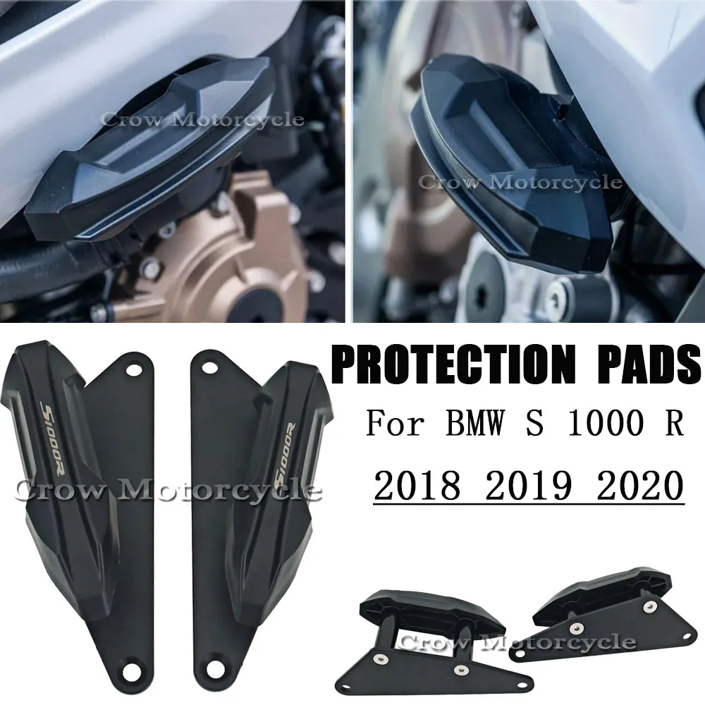 

For BMW S1000R 2018 - 2022 New Motorcycle Frame Sliders Protector Guard Anti-Fall Glue Falling Protection Pads Set