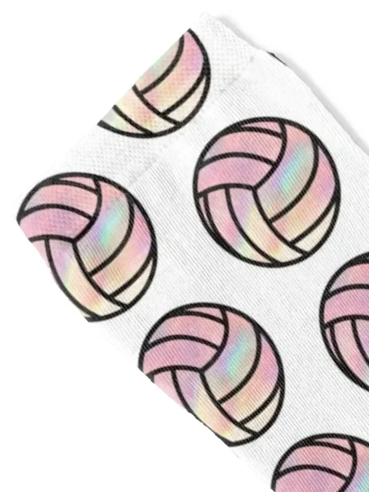 pastel colorful volleyball Socks fashionable football New year's Mens Socks Women's