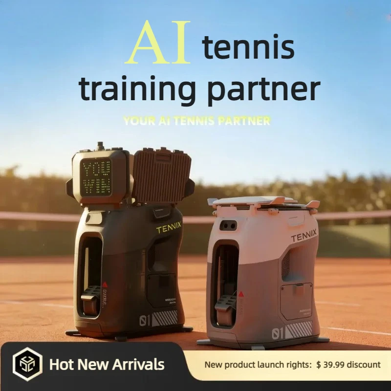 Tenniix Exclusive Launch: AI Portable Tennis Robot, Voice-Controlled LED Tennis Ball Machine, Smart Training Partner
