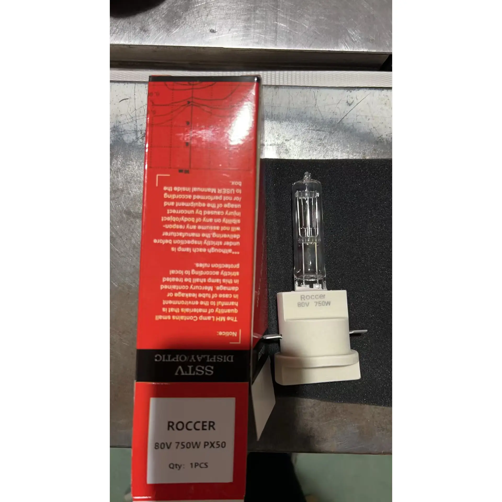 

PGJX50 Lamp Bases 80V 750W Stage Light Bulb Stage Lighting Party Lights