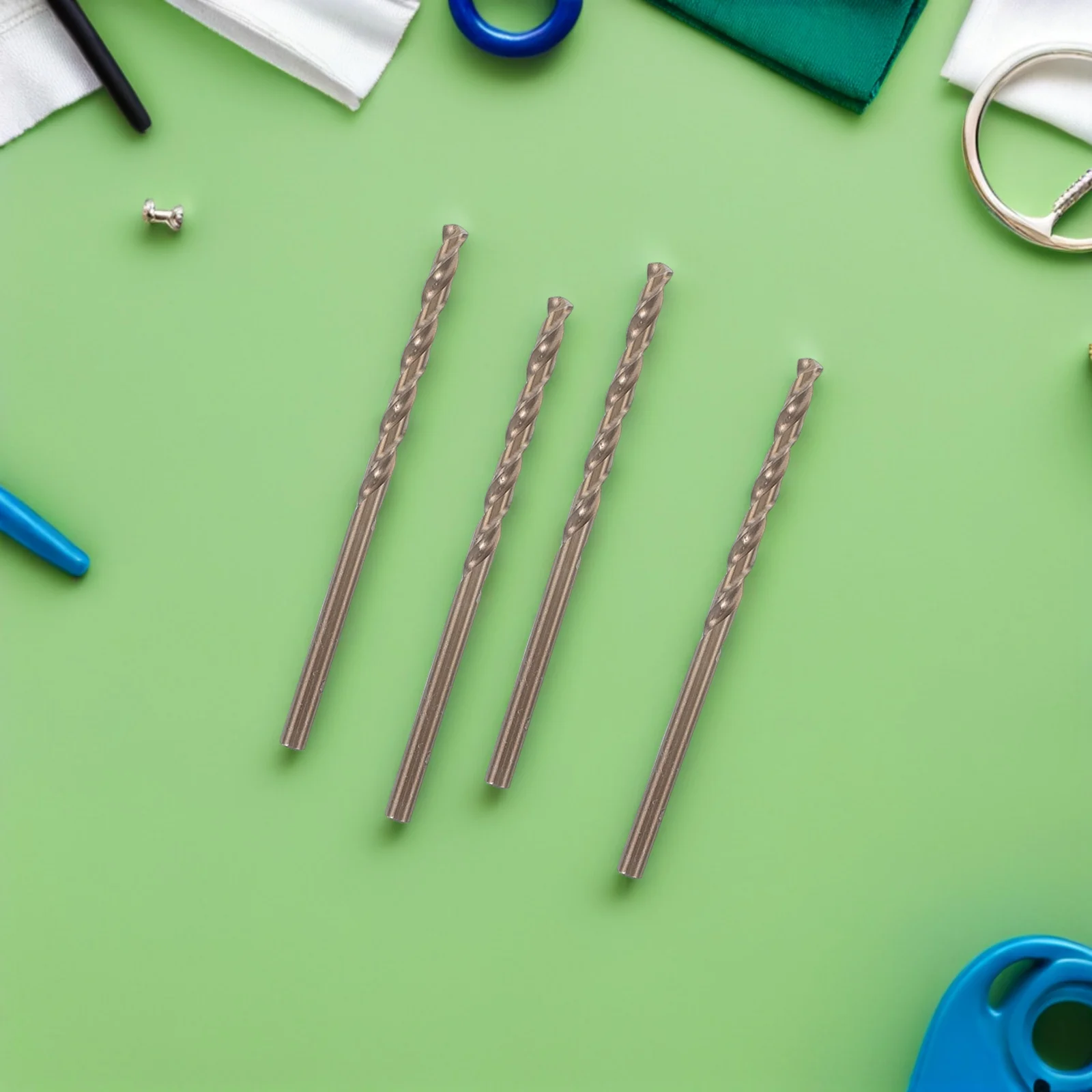 

10pcs Straight Handle Drill Bit Set For Stainless Steel Metal Wood Concrete Drilling Cordless Rotary Tool Anti-Wear Precision