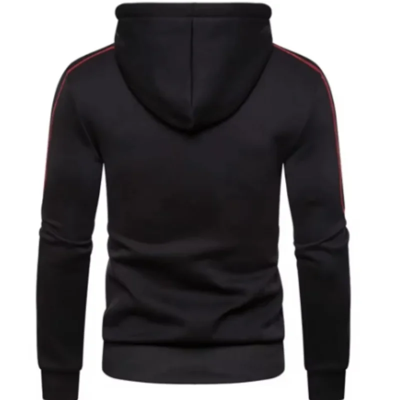 Men\'s Hoodie Black White Army Green Red Hooded Color Block Fleece Cool Casual Winter Clothing Apparel Hoodies Sweatshirts