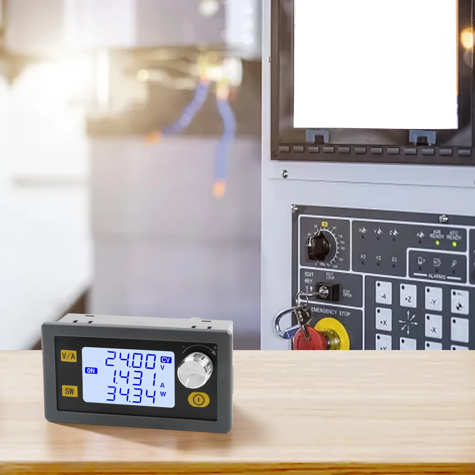 Step Up Converter DC DC Converter Laboratory Testing 79*43*25mm Dc Step Up Step Down Full-angle LCD Display Heat Dissipation