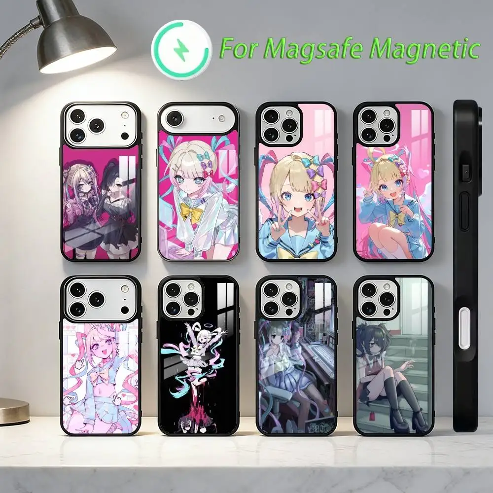 

Needy S-Streamer O-Overload G-Game Phone Case For iPhone17,16,15,14,13,12,11,Plus,Pro,Max For Magsafe Wireless Charging cover