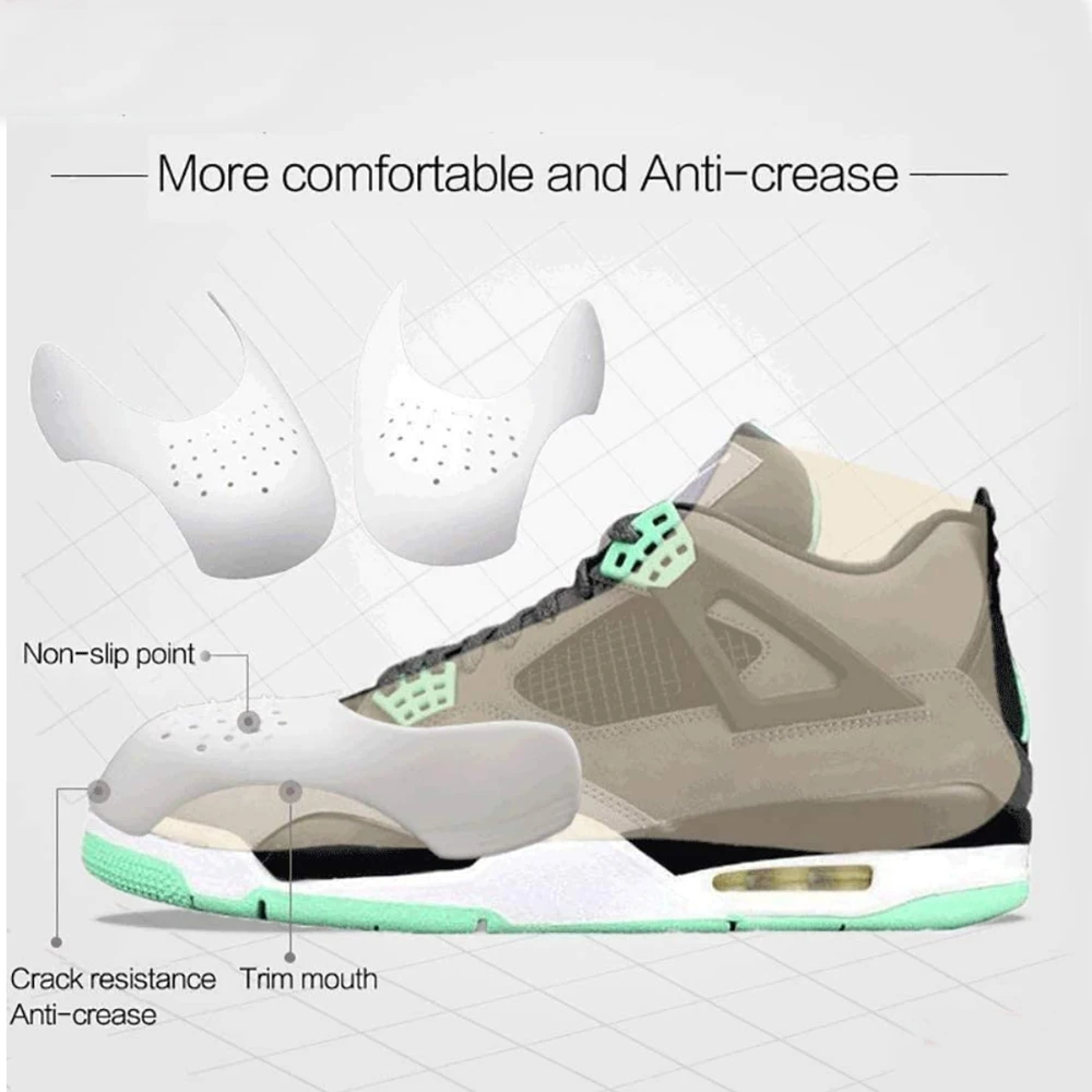 5 Pairs Schuh Anti Falte Schutz für Korb Ball Schuhe Kopf Anti-Falten Sneaker Schutz Schuh Bahre Dropshipping Großhandel – Detail 3