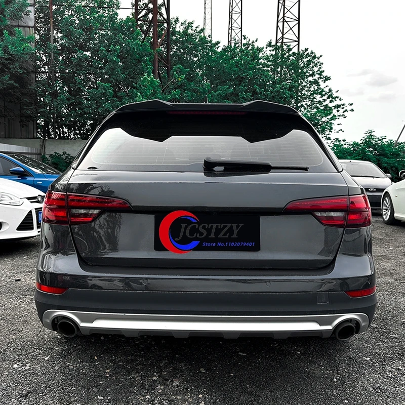 

Спойлер на крышу автомобиля, крыло, задняя крышка багажника, разделитель губ, отделка утконоса для Audi A4 B9 Avant Sline 2017-2024