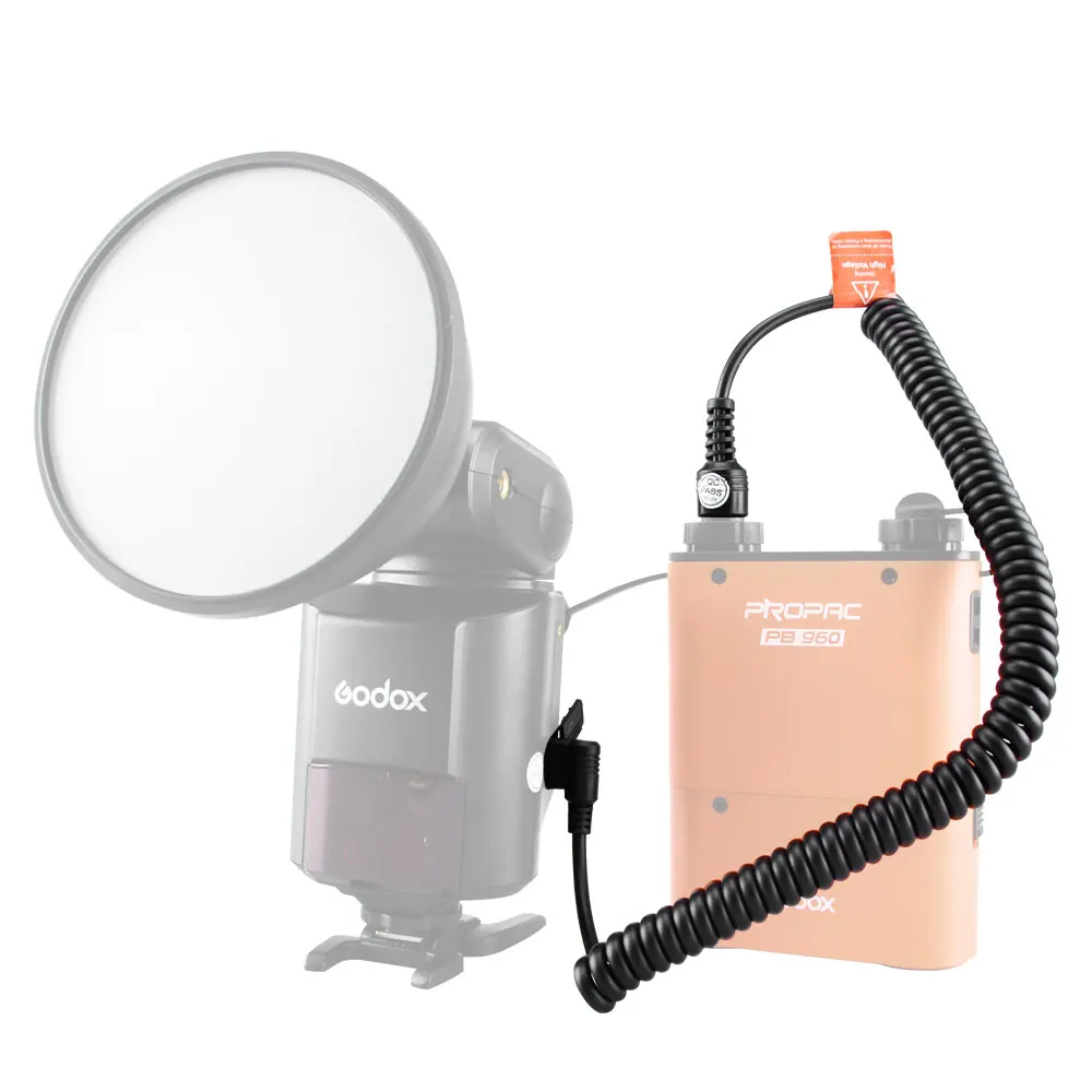 Godox AD-S1 cavo di alimentazione originale PB960 / PB820 per Godox WITSTRO AD180 AD360 AD360II Flash Speedlite