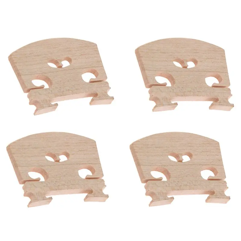 Violin Parts Violin-Bridge-5Pc-4/4 Maple Bridge Violin Parts, 4 Piece