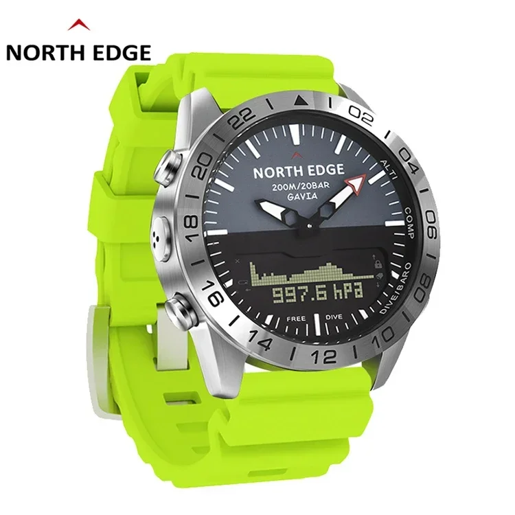 yyhcNorth Edge GAVIA Luxury Smart Watch Altimeter Sports Digital Watches Electronic Wristwatch Mens Fitness Waterproof Smart