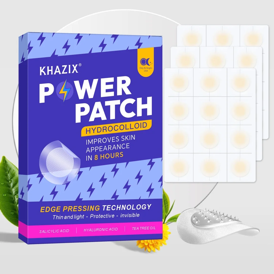 12/24 patchs anti-acné à base d'huile d'arbre à thé et d'acide salicylique, absorbent le liquide d'acné, nettoient et sont essentiels pour les soins quotidiens de la peau