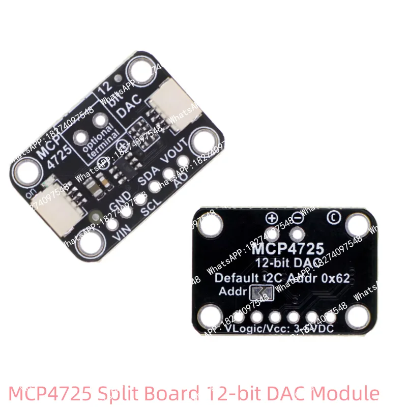 DC2.7-5.5V MCP4725 High Precision 12-bit DAC module Breakout Board STEMMA QT/Qwiic