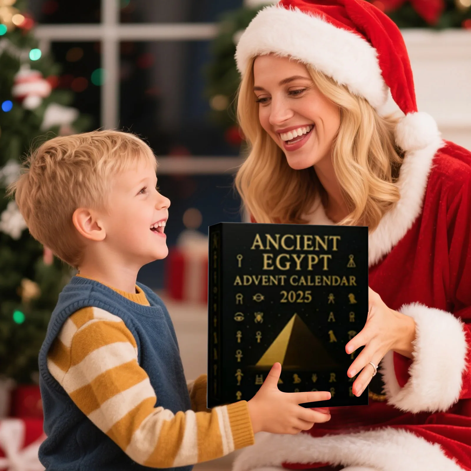 العد التنازلي على مدار الساعة أيام تقويم القدوم تشريح عيد الميلاد العد التنازلي قلادة تحتوي على 24 سخان زيت صغير أكريليك مع مؤقت #4