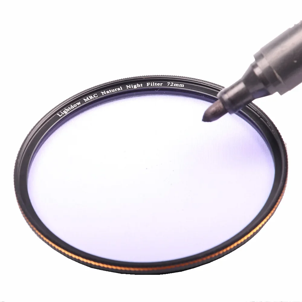 Lightdow Natural Clear Night Filter Optical Glass Multi-layer Filters 49mm 52mm 58mm 62mm 67mm 72mm 77mm 82mm for Night Sky