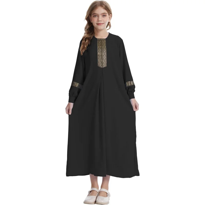 

Long Sleeve Muslim Dress for Abaya,Islamic Clothes,Prayer Clothes Robe