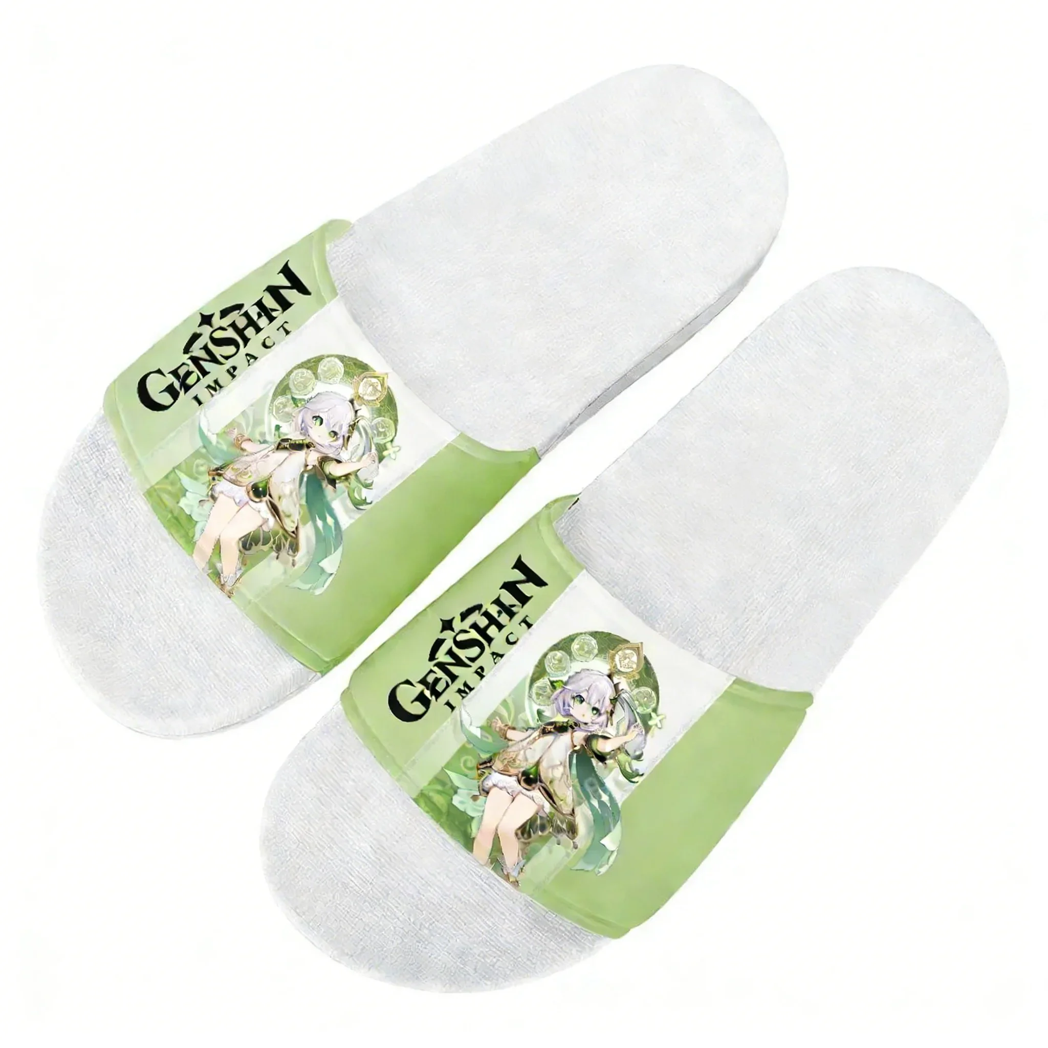 

Персонализированные летние тапочки Genshin Nahida для взрослых, мужские и женские, для дома и воды