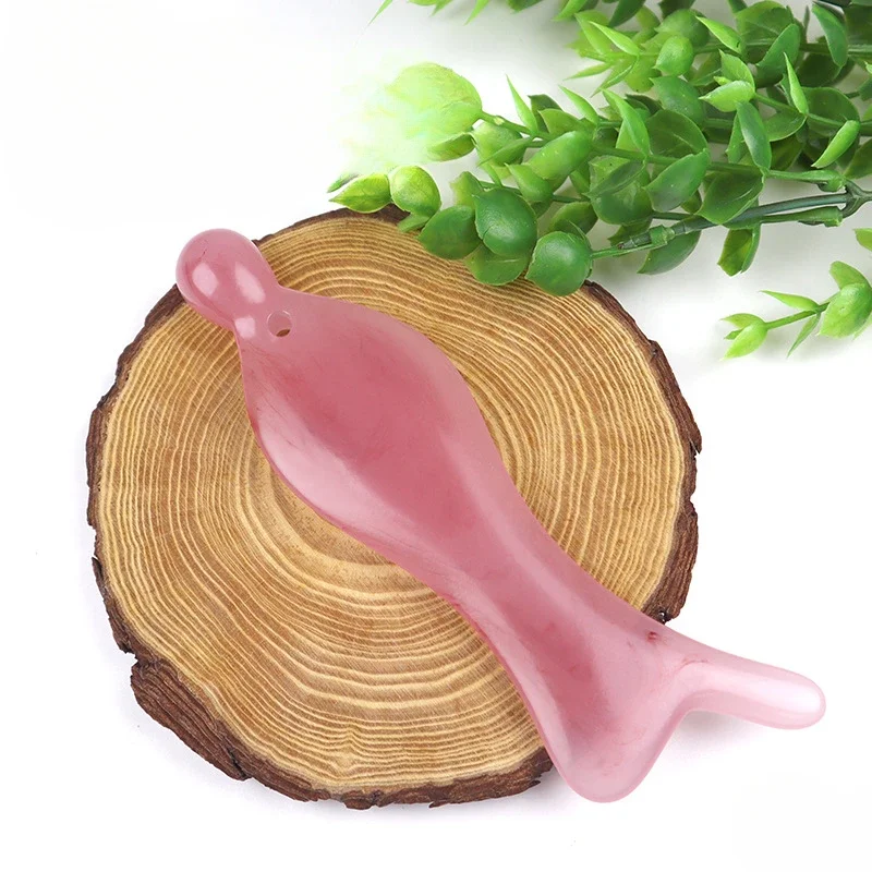 Fish-Shaped Gua Sha Natural Resin Scraper Gua Sha Massage for Face Lifting Wrinkle Remover Beauty Health Face Care Tools