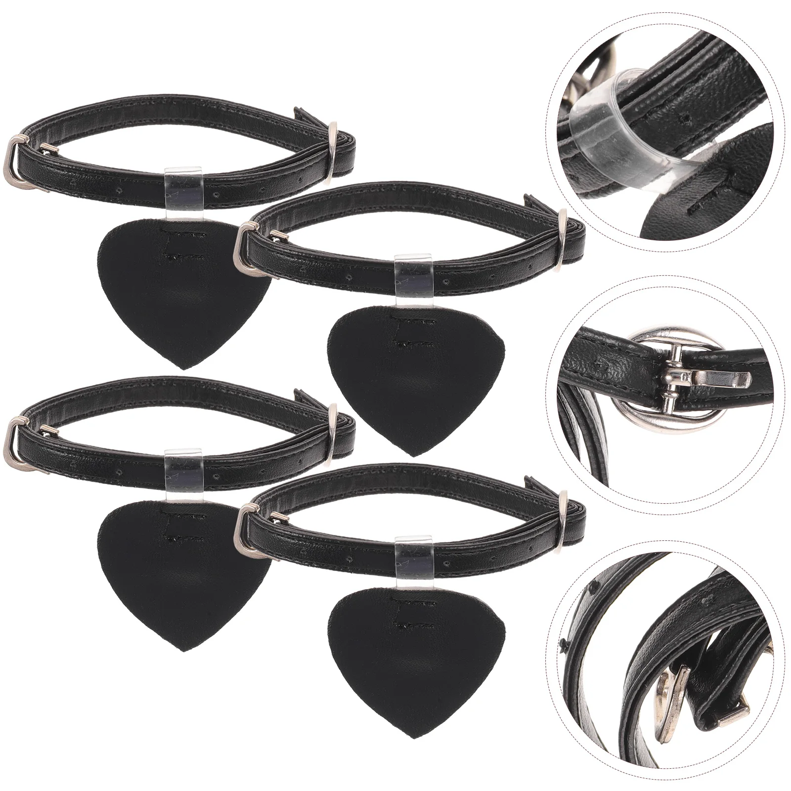 

2 Pairs Adjustable Heel Straps Replacement Elastic Ankle Shoe Bands Women'S Microfiber Cushion Inserts Support Blisters