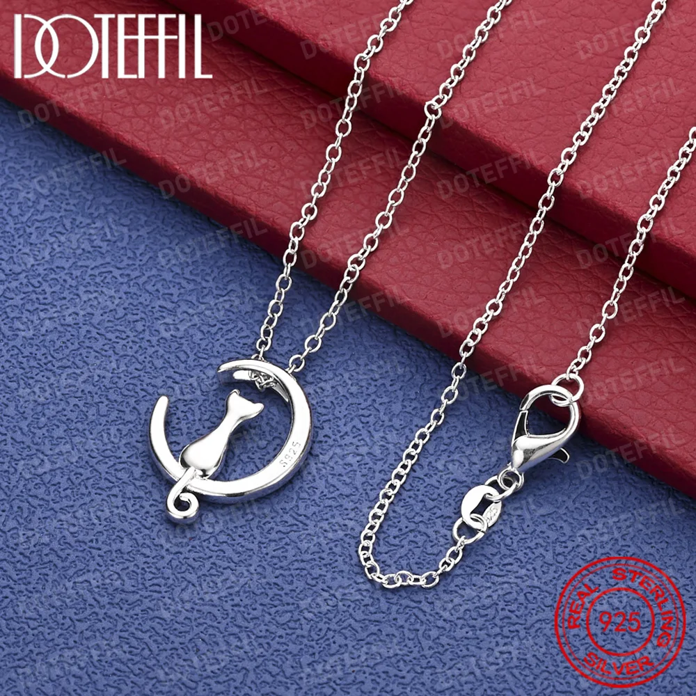 

Серебряный кулон-подвеска в виде кошки из стерлингового серебра 925 пробы для женщин, модное роскошное украшение для вечеринок и свадеб, горячая новинка, простой и изысканный