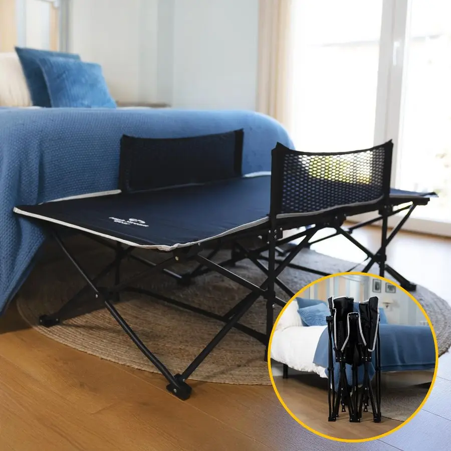 سرير أطفال للتخييم والسفر وسرير أطفال محمول قابل للطي، رائع للاستخدام في الهواء الطلق والضيوف الصغار في المنزل. سرير نوم مريح سهل #3