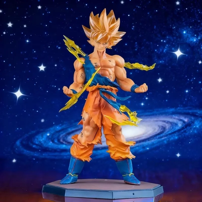 أفضل بيع سون جوكو أنيمي عمل الشكل سوبر سايان نموذج - Wukong تحصيل دمية سطح المكتب زخرفة اللعب هدية #3