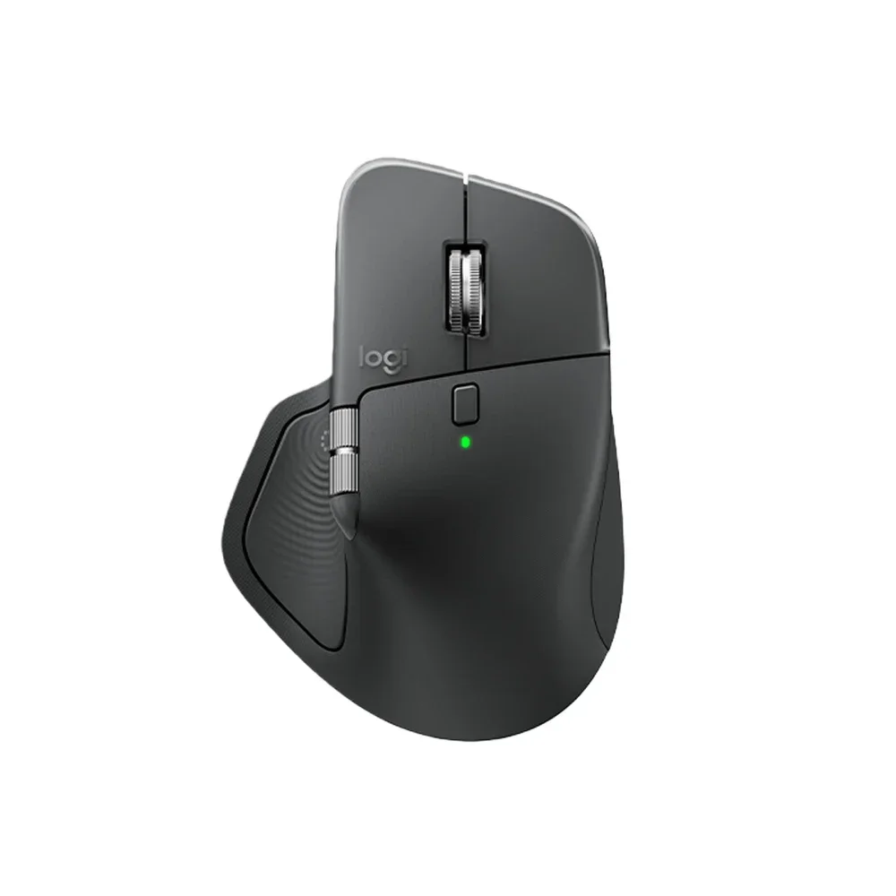 Logitech MX Master 4 Wireless Bluetooth Mouse, Silent Office Mouse, Upgraded Graphite Black w/ Wireless Receiver