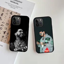 A-Anuel AA Rappers  Phone Case For iPhone 15 14 13 12 11 X XR XS XSMAX 8 7 Plus Mini Pro Max Soft Black Phone Cover