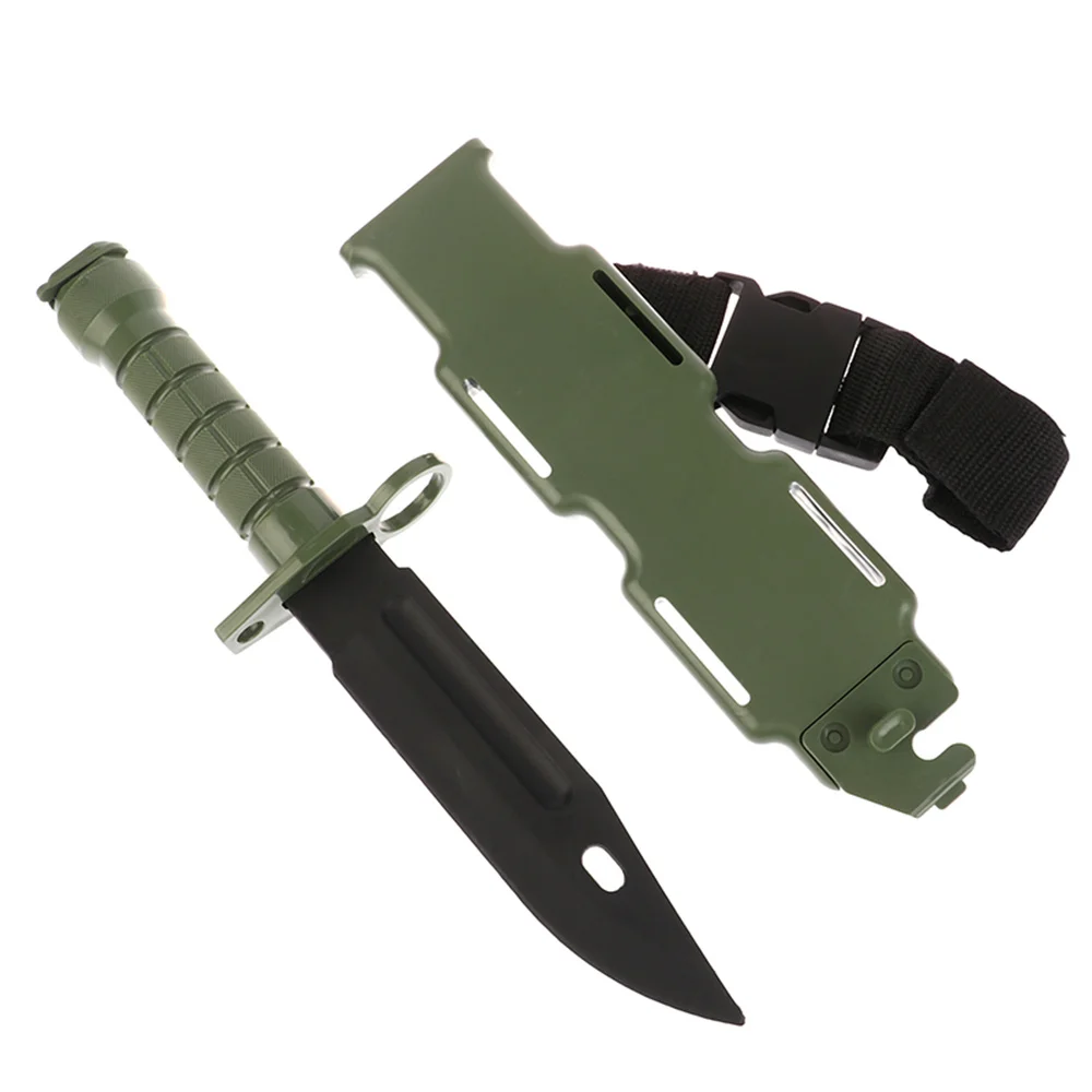 M9 Taktisches Airsoft-Gummimesser Militärtraining Kampfkunst CS Cosplay Halloween Weichmesser-Modell