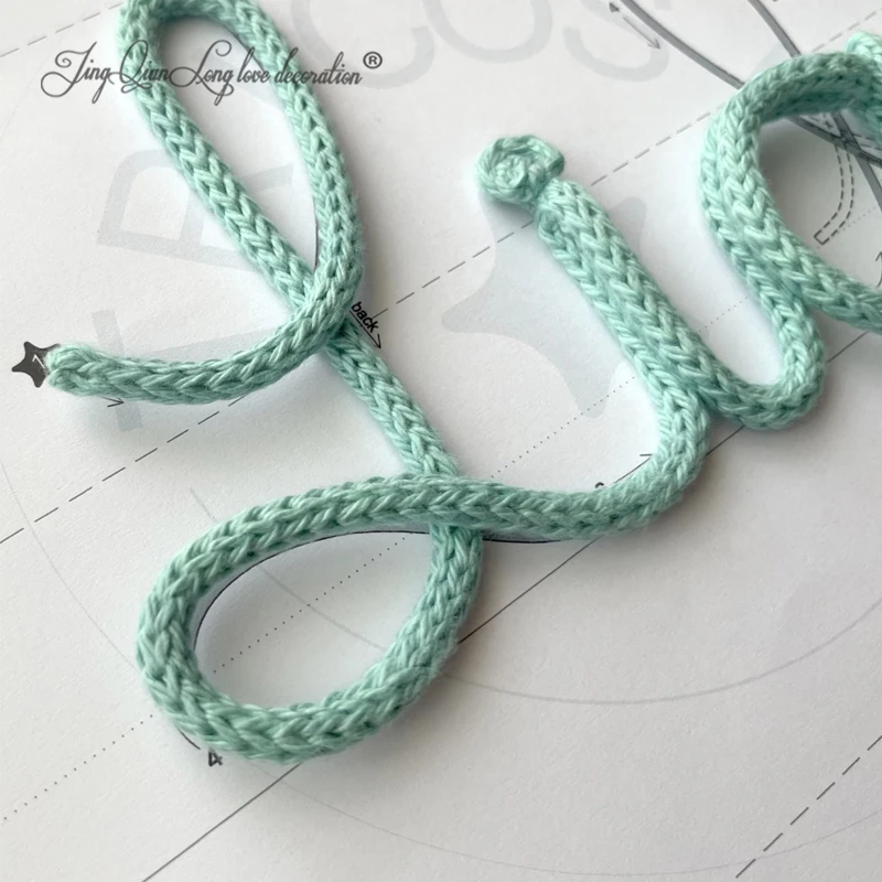 Custom Personalised Knitted Wire Name  Nursery & Children’s Room Decor