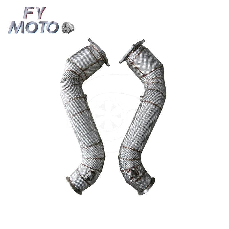 

Exhaust Downpipe For McLaren 720S With Heat Shield