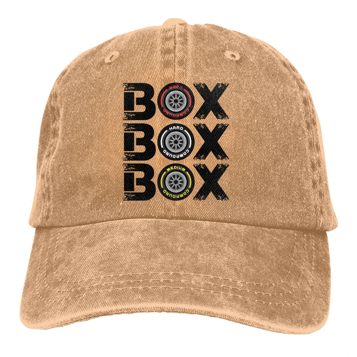 Box Box Box F1 Tyre Compound V2 Baseball Cap Men Formula 1 F1 Caps colors Women Summer Snapback Caps