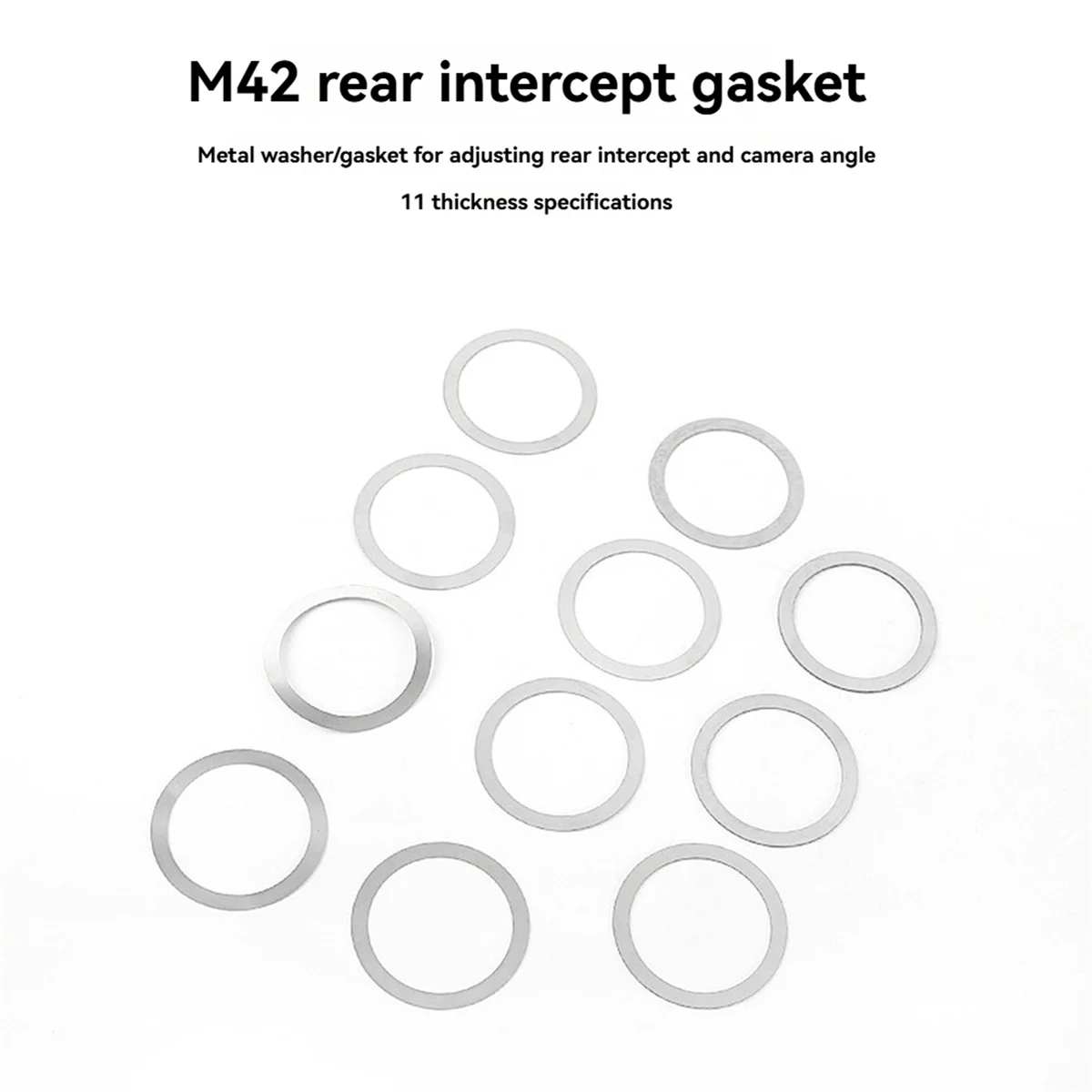N18R الشفاه 0.1-1 مللي متر مواصفات متعددة شفة من الفولاذ المقاوم للصدأ طوقا كاميرا التصوير الفلك تلسكوب جزء M42