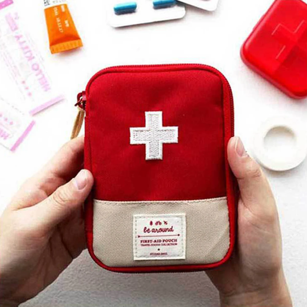 Portable Home Medical Kit Mini Medicine Storage Bag Travel Home First Aid Kit Camping Emergency Survival Bag