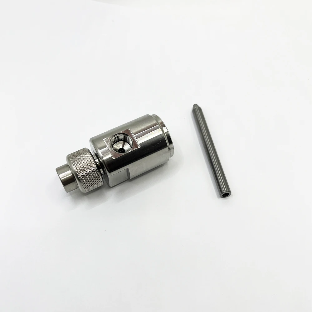 For APW Water Jet Cutting Head Abrasive Intet Body With Nozzle For APW Waterjet Cutter Head Part Mixing Chamber For On/Off Valve