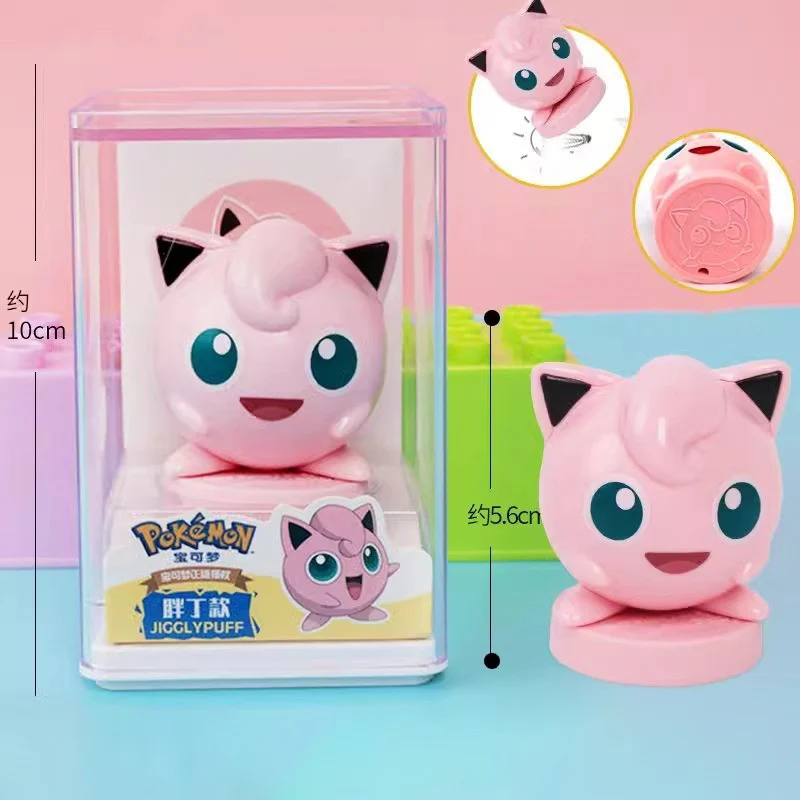 Autentico Pok è mon Pikachu SQUIRTLE BULBASAUR PSYDUCK JIGGLYPUFF CUBONE Figurine Sigilli Modelli Giocattoli Regali di Natale per bambini