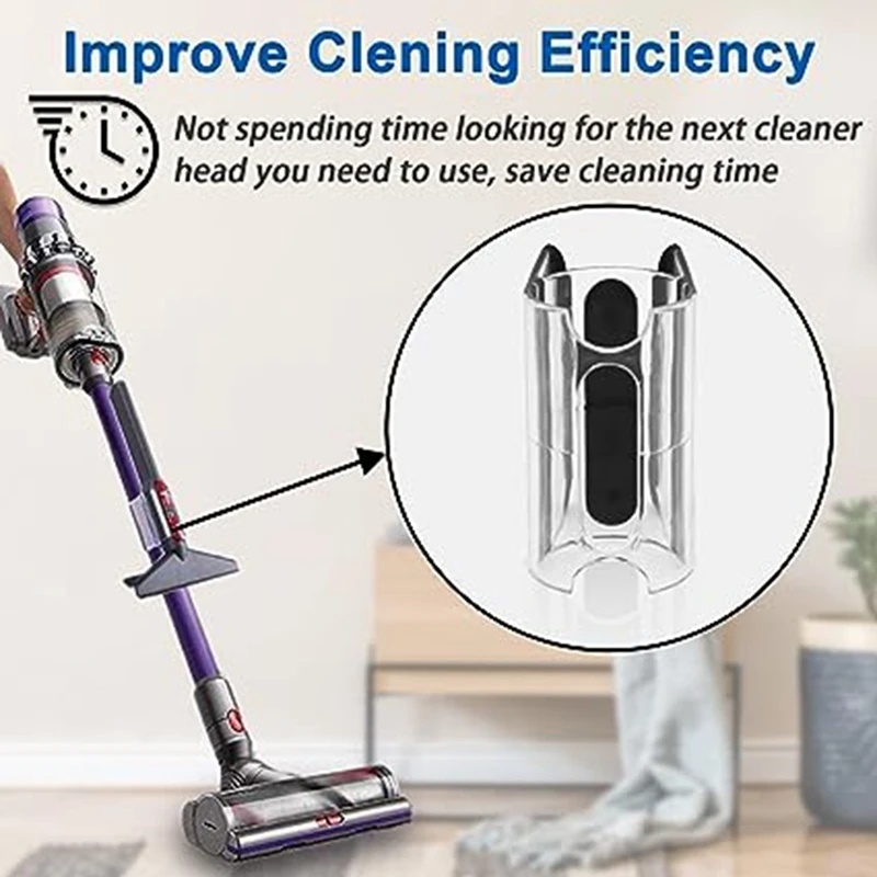 Geeignet für Dyson Staubsauger v7v8v10v11v12v15 Aufbewahrung halterung mit Clip Zubehör Saugkopf clip