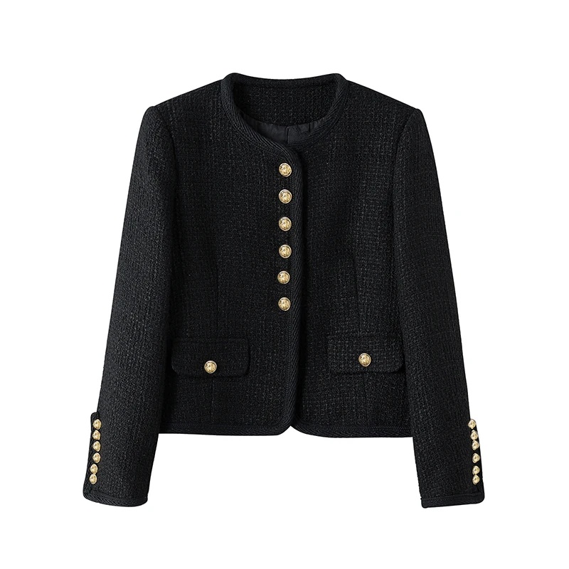 

2025 fashion, elegant and comfortable tweed jacket for ladies with high-end temperament and design