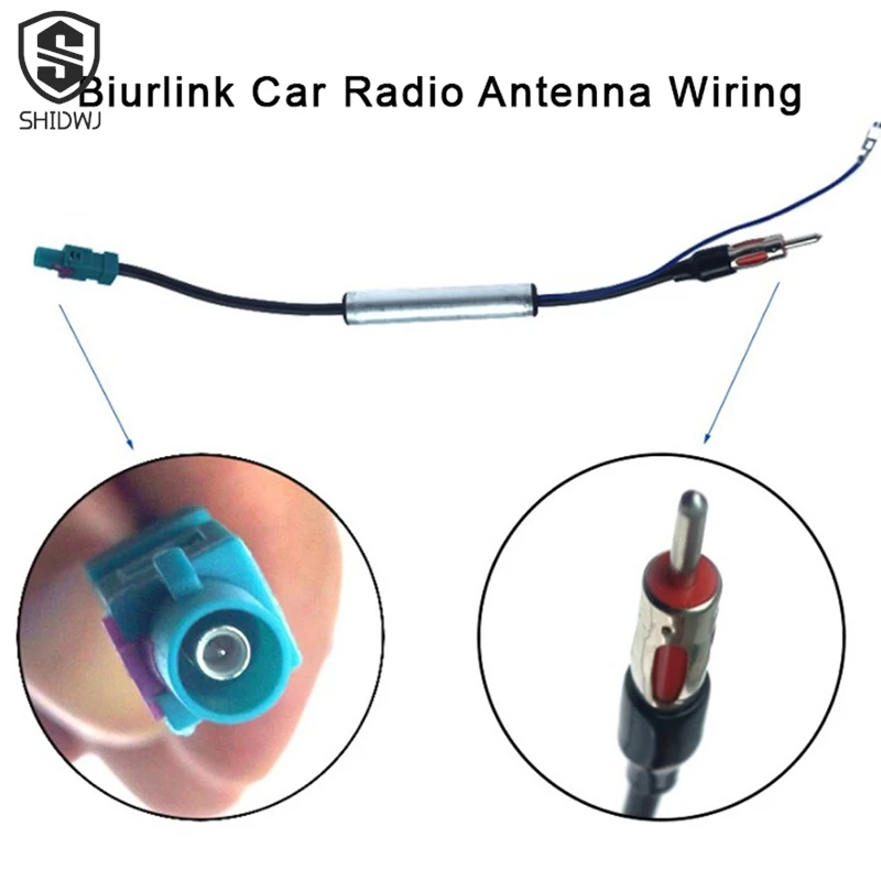 1Pcs Car Radio Antenna Wire Fakra Male Adapter Transfer Cable for VS BMW Citroen Ford Mercedes Peugeot Seat Skoda Vauxhall