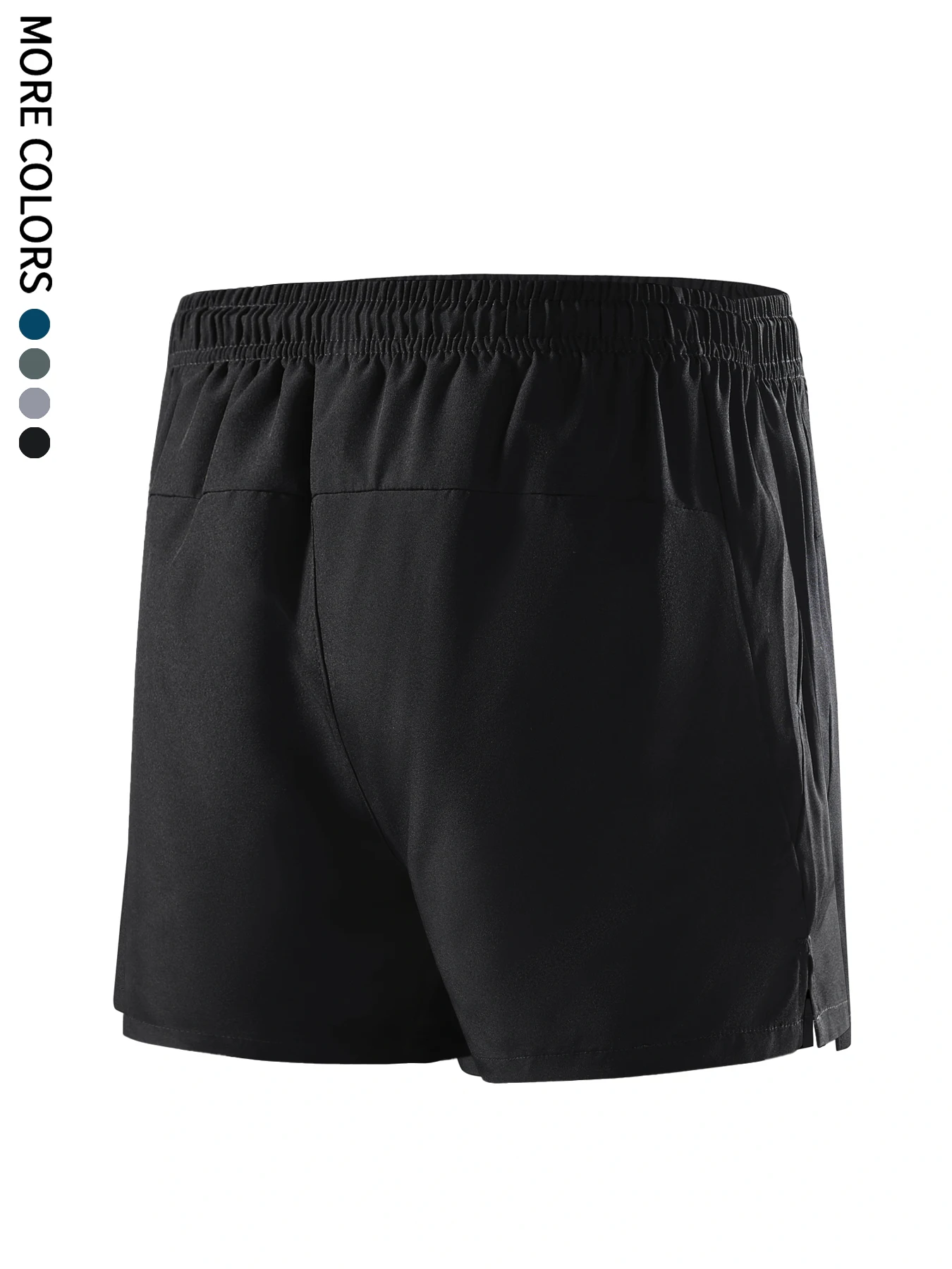 Men's Athletic Knit Shorts with Drawstring and Stretch Waistband, Quick-drying, breathable, summer athletic shorts with zippered